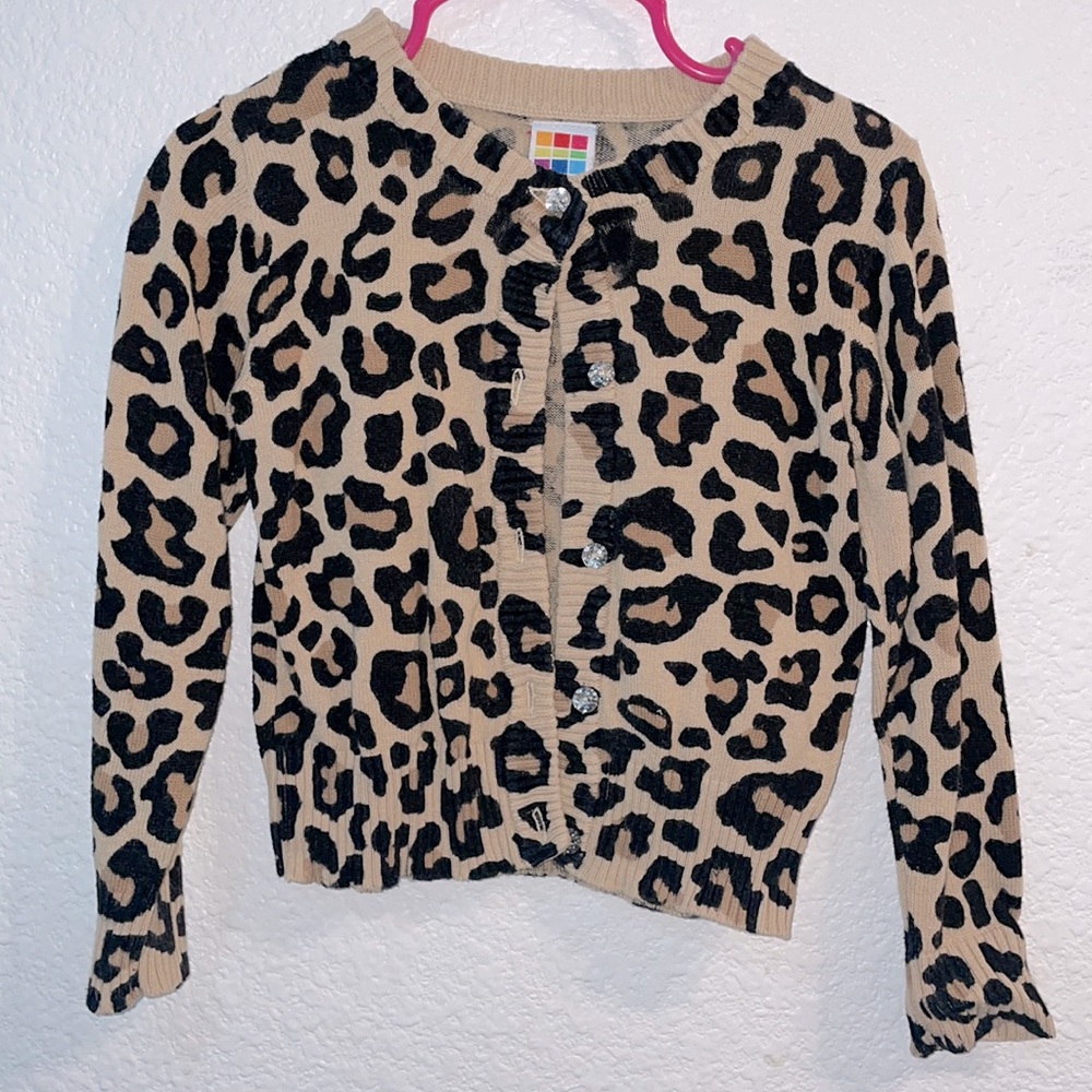 Cheetah print sweater